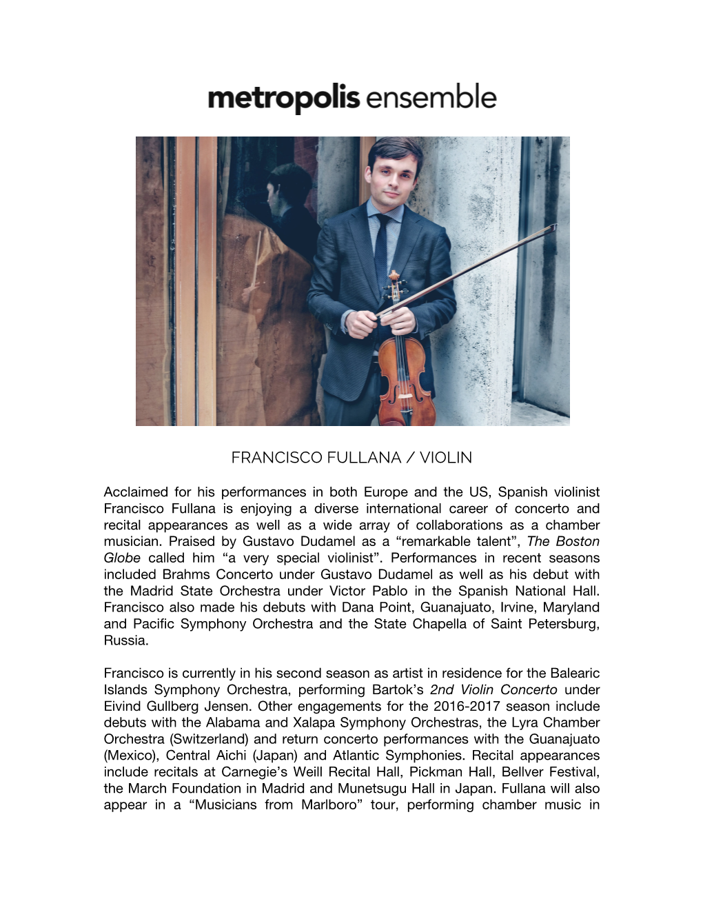 Francisco Fullana / Violin