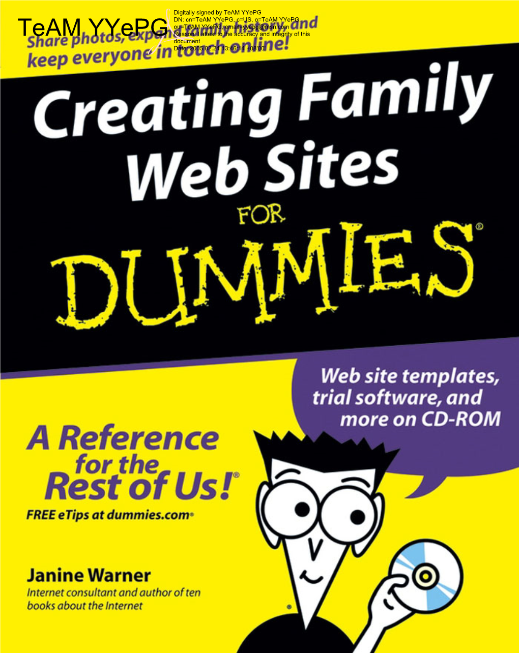 Creating Family Web Sites for Dummies.Pdf
