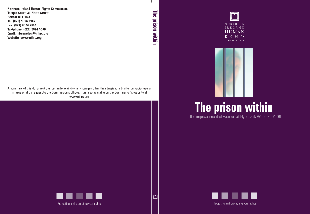 The Prison Within:The Imprisonment of Women at Hydebank Wood 2004