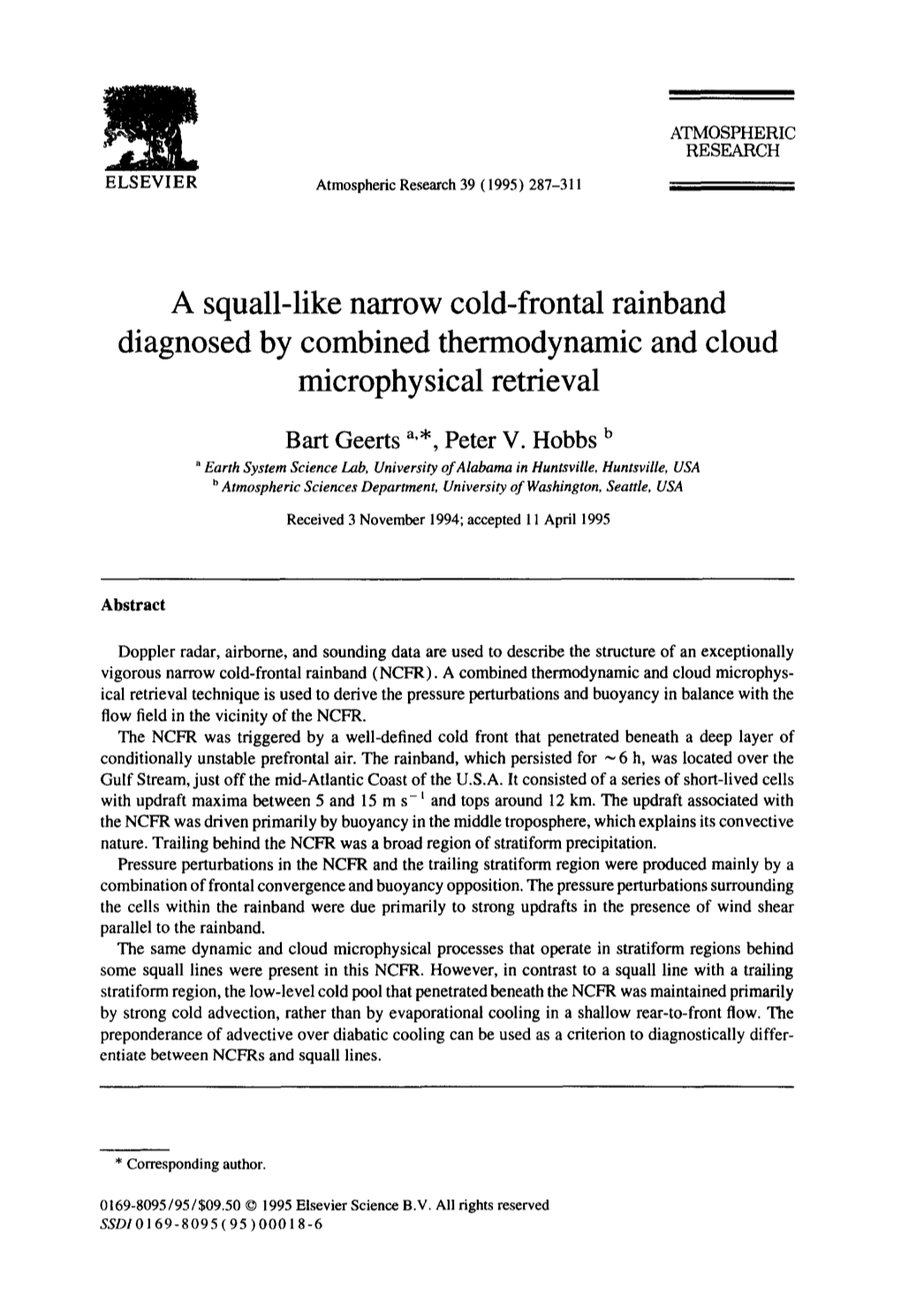 A Squall-Like Narrow Cold-Frontal Rainband Diagnosed by Combined Thermodynamic and Cloud Microphysical Retrieval