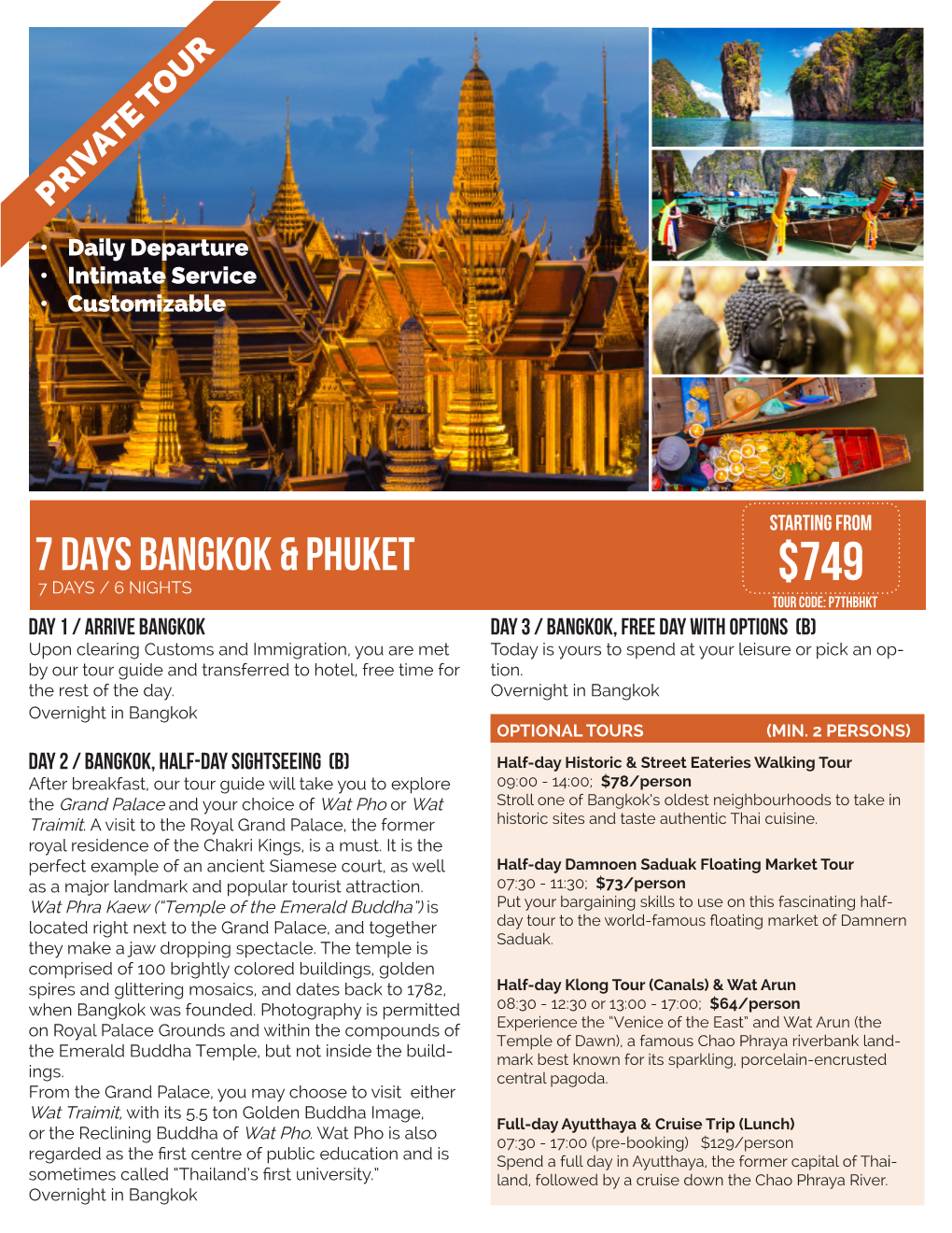 7 Days Bangkok & PHUKET