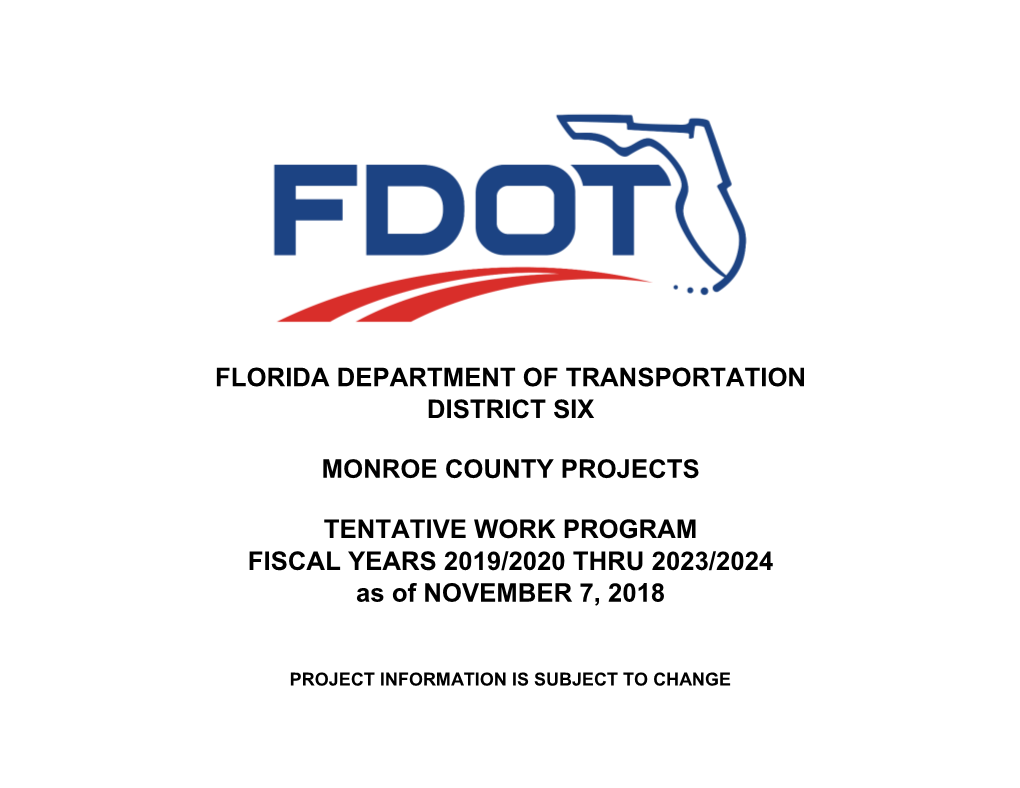 Florida Department of Transportation District Six