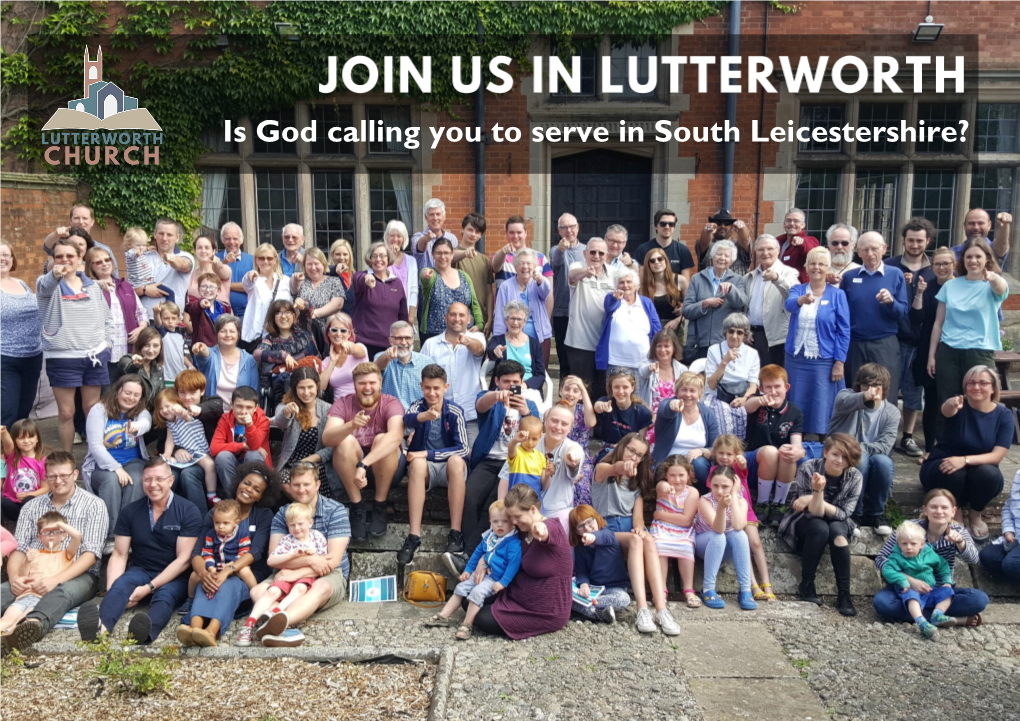 Is God Calling You to Serve in South Leicestershire?