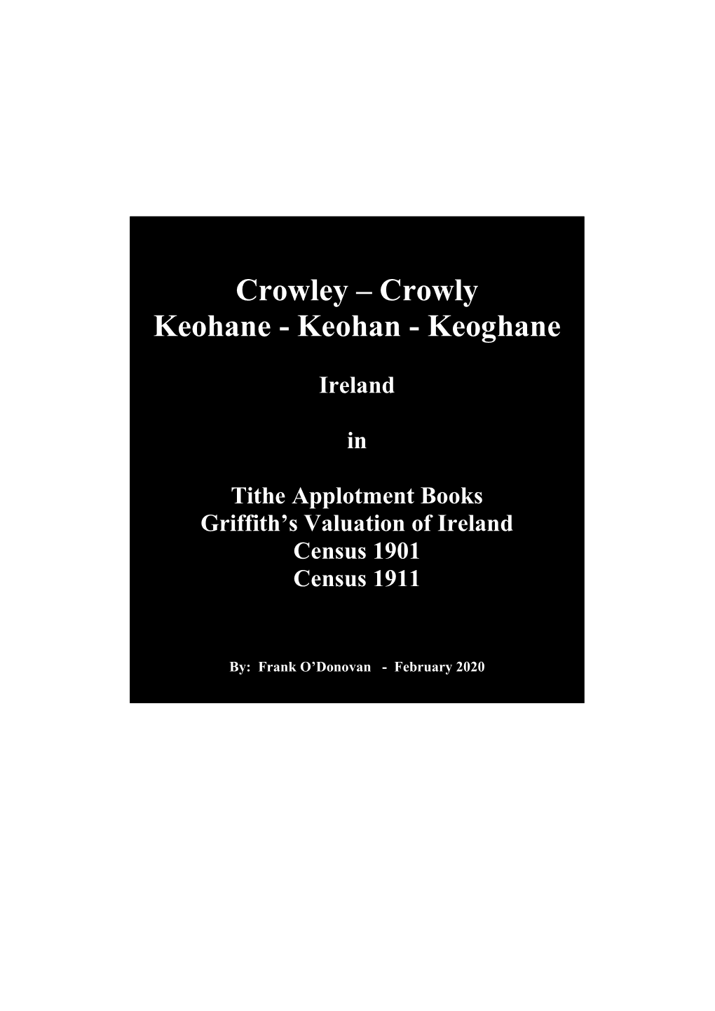 Crowley – Crowly