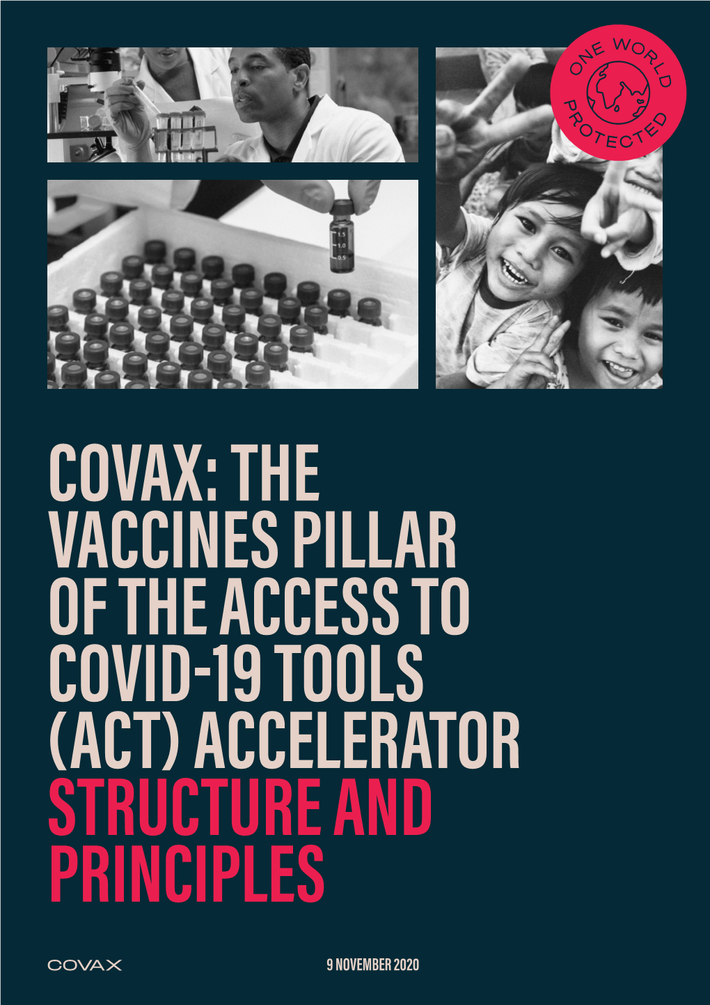 Covax: Structure and Principles 1 9 November 20209 November