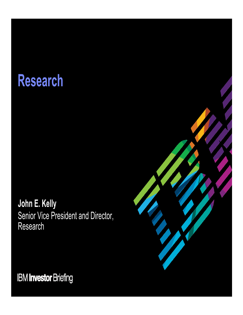 IBM Research: a History – and Future – of Leadership