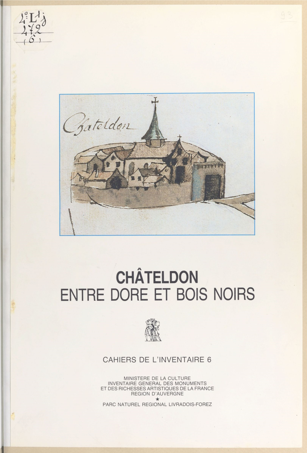 Châteldon : Plan De La Partie Des Bardins À Châteldon, Dessin, [Xviiie S.] (A