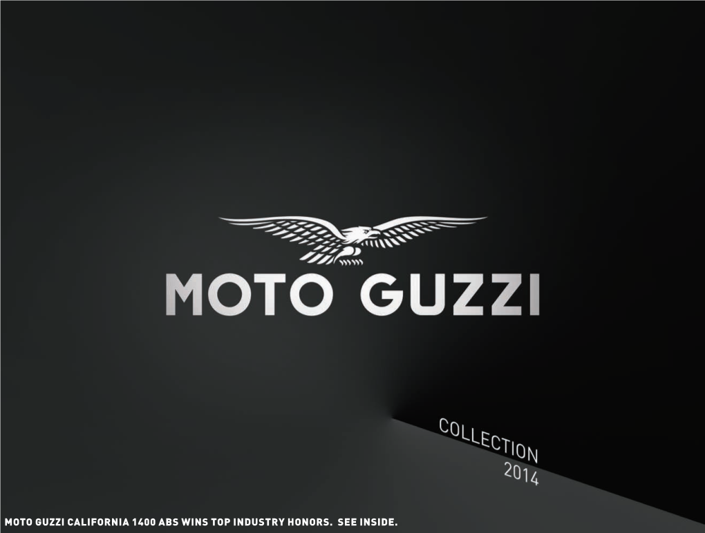 Moto Guzzi California 1400 Abs Wins Top Industry Honors