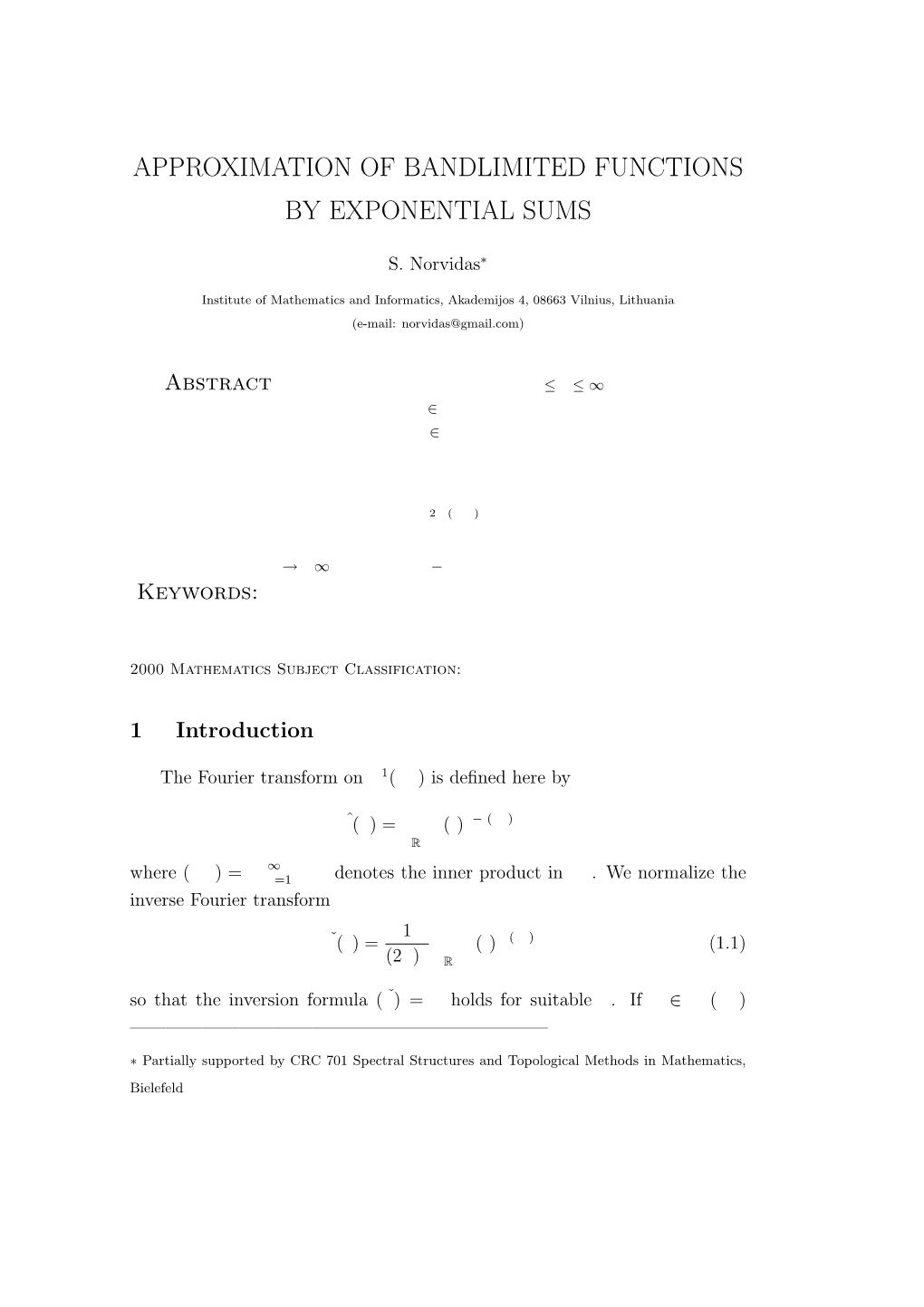 Approximation of Bandlimited Functions by Exponential Sums