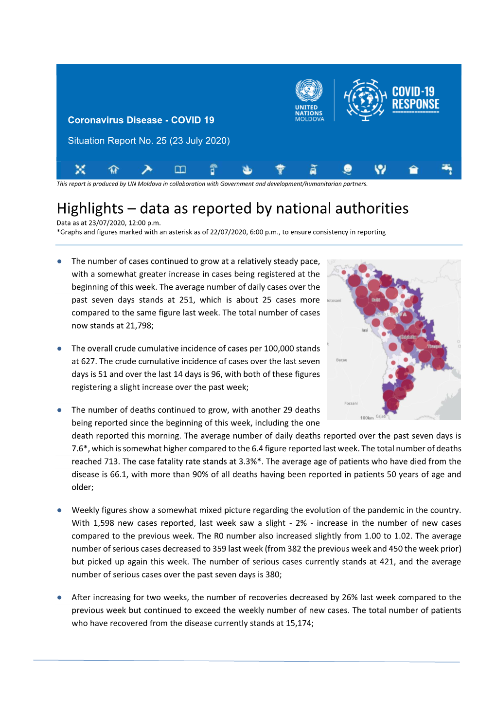 Data As Reported by National Authorities Data As at 23/07/2020, 12:00 P.M