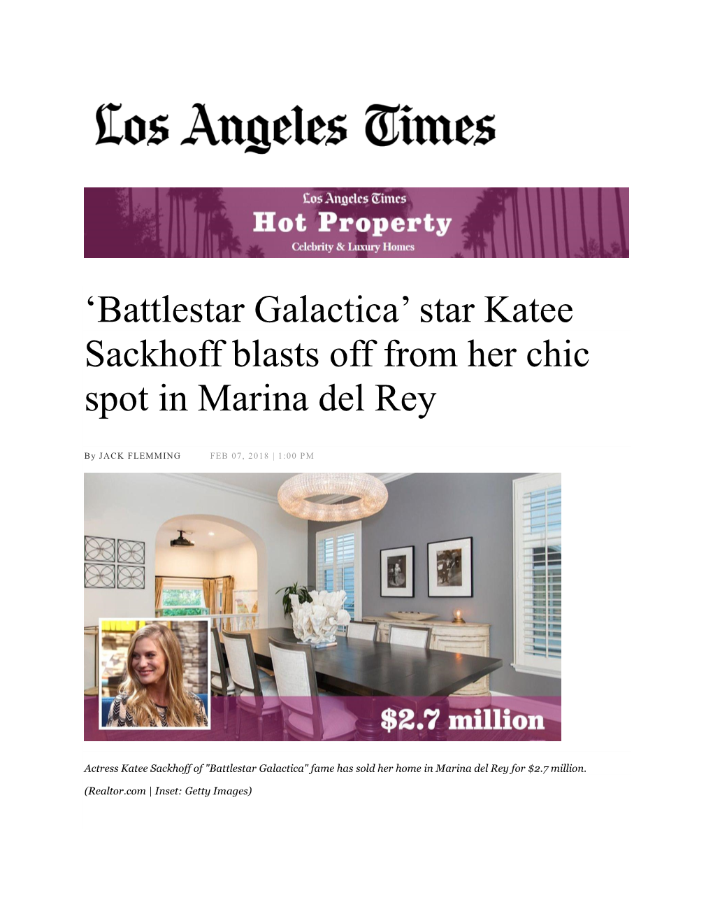 'Battlestar Galactica' Star Katee Sackhoff Blasts Off from Her Chic