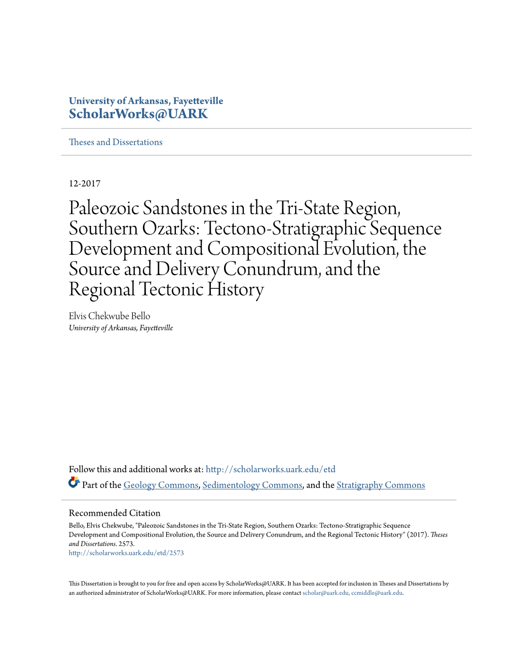 Tectono-Stratigraphic Sequence Development and Compositional Evol