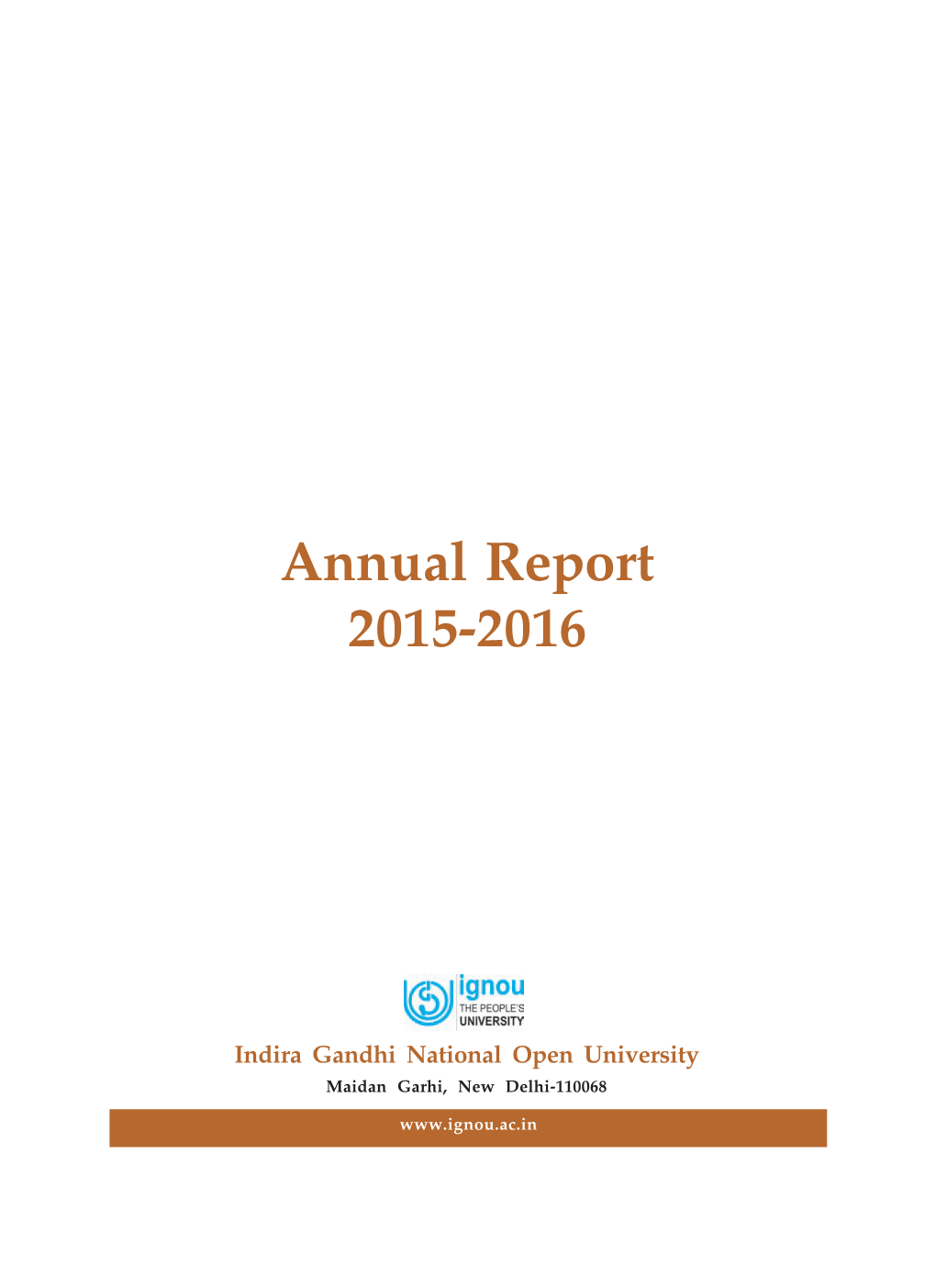 Annual Report 2015-2016