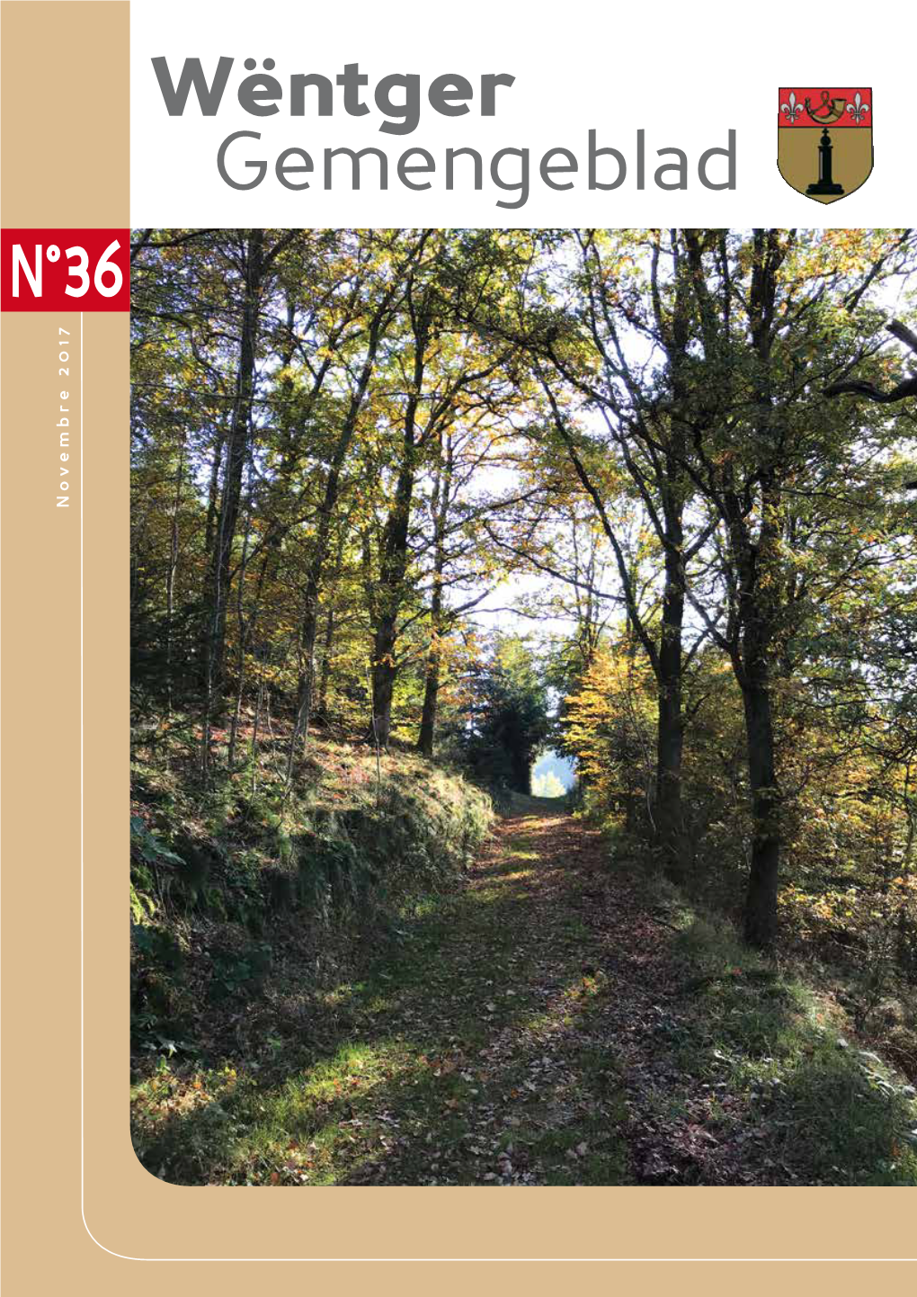 Wëntger Gemengeblad N°36 Novembre 2017 Iwwersiicht