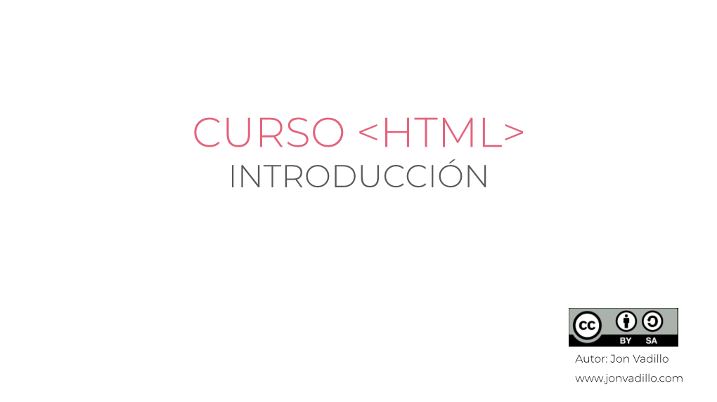 Html> Introducción