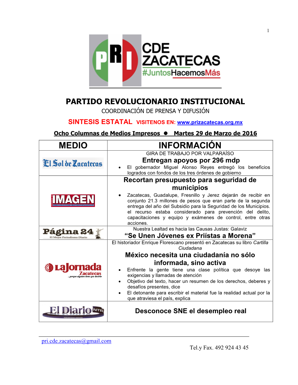 Partido Revolucionario Institucional