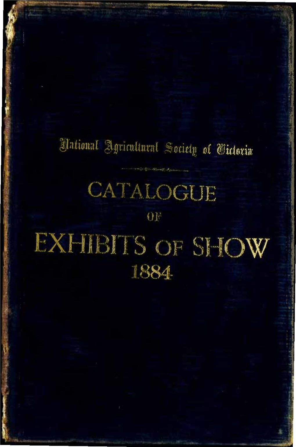 RMS Catalogue of Exhibits 1884