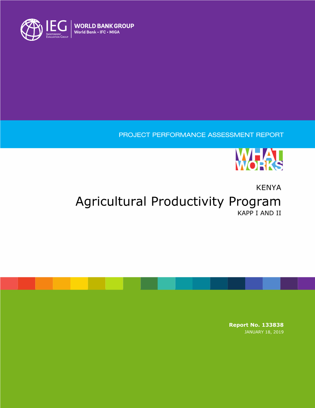 Kenya: Agricultural Productivity Program (KAPP I And