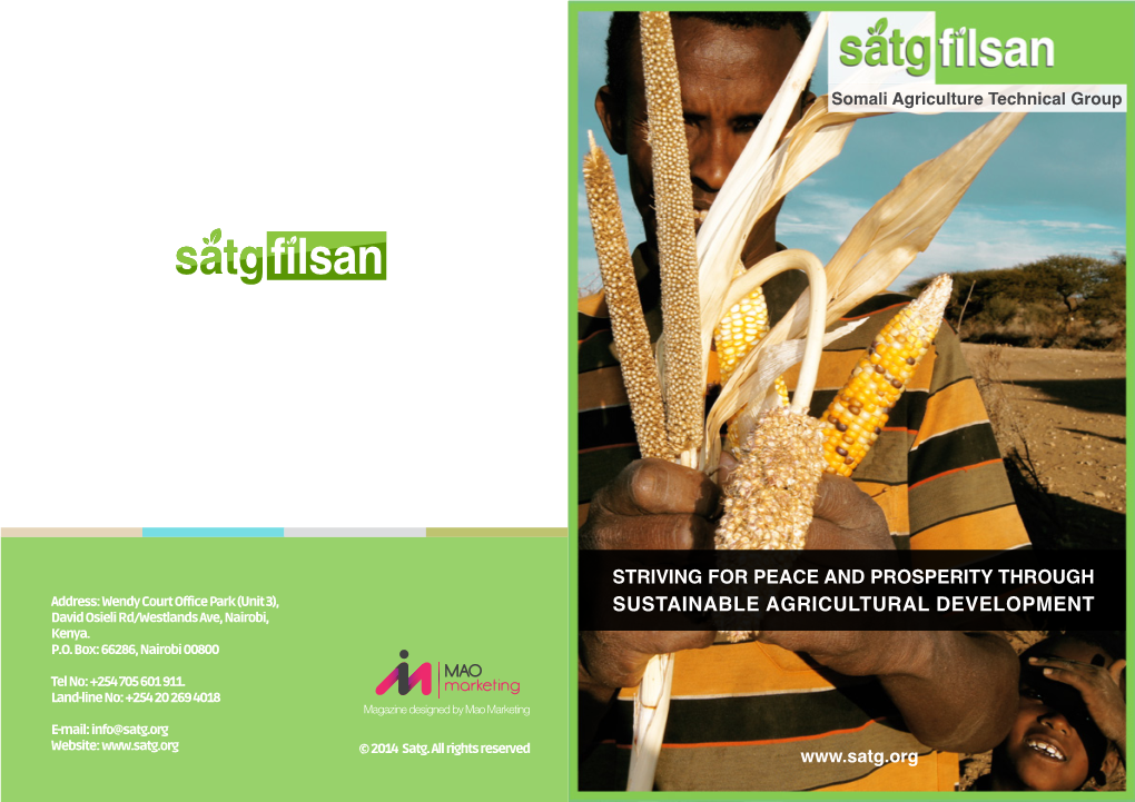 Sustainable AGRICULTURAL Development Kenya