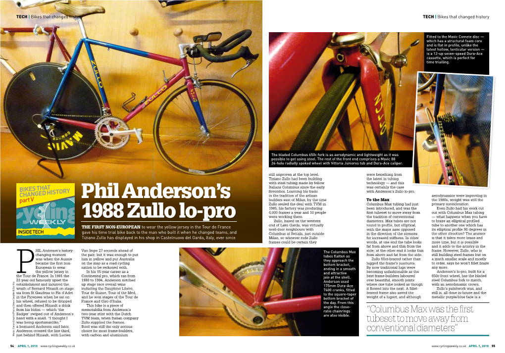 Phil Anderson's 1988 Zullo Lo-Pro