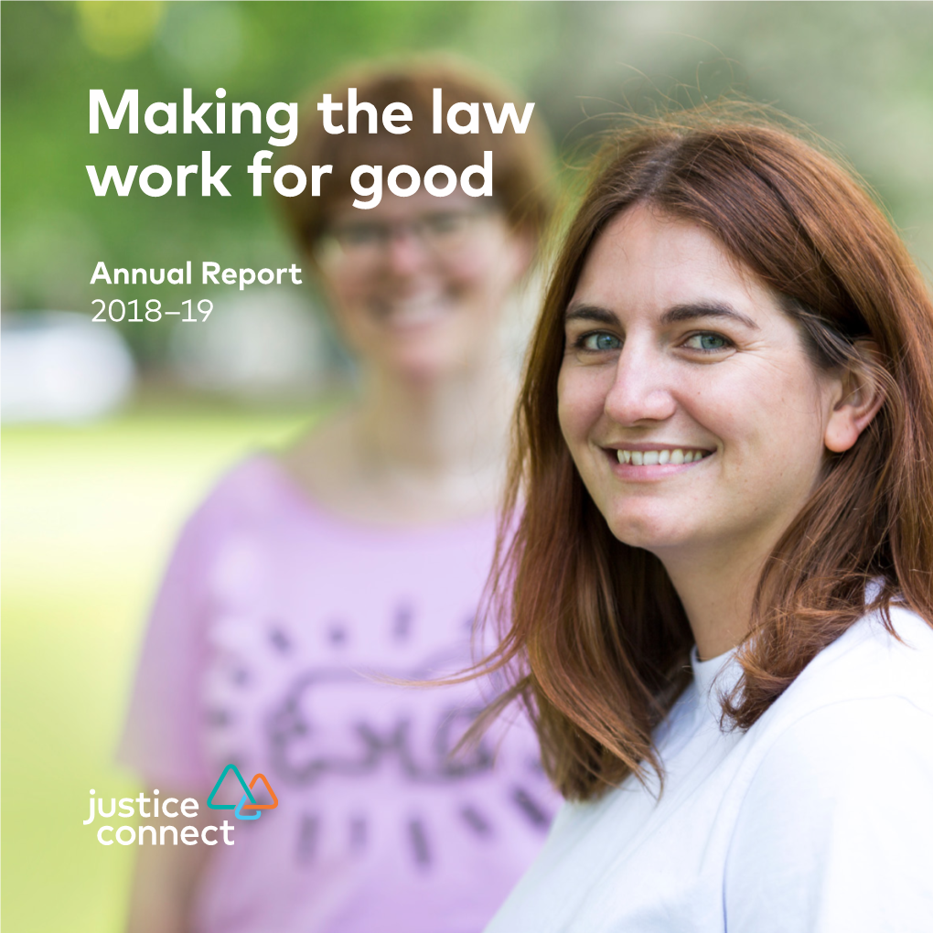 Making the Law Work for Good