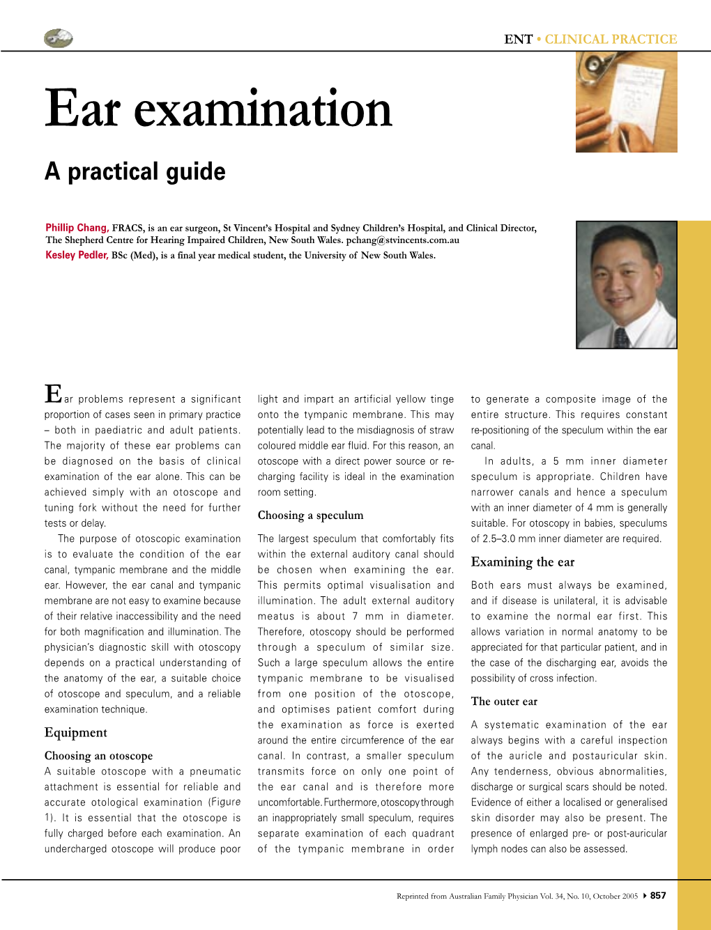 Ear Examination a Practical Guide