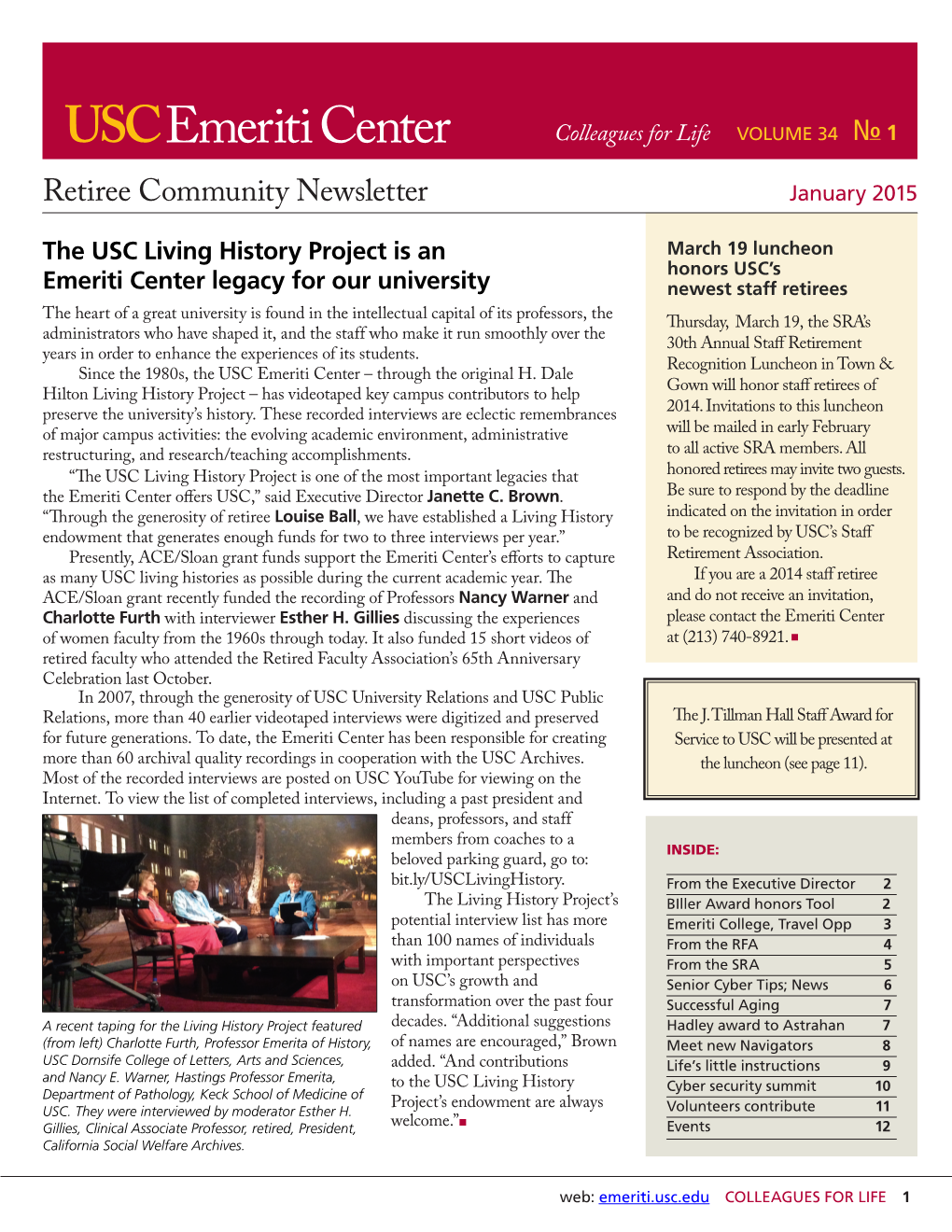 Retiree Community Newsletter