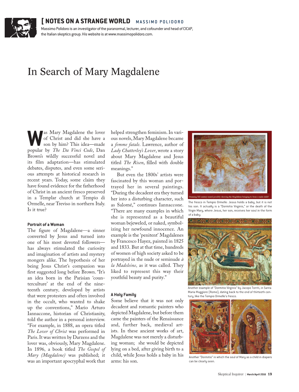 In Search of Mary Magdalene