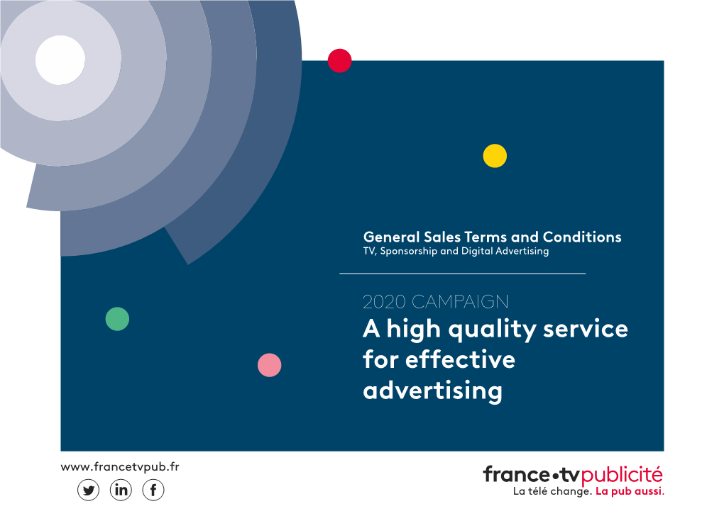 A High Quality Service for Effective Advertising