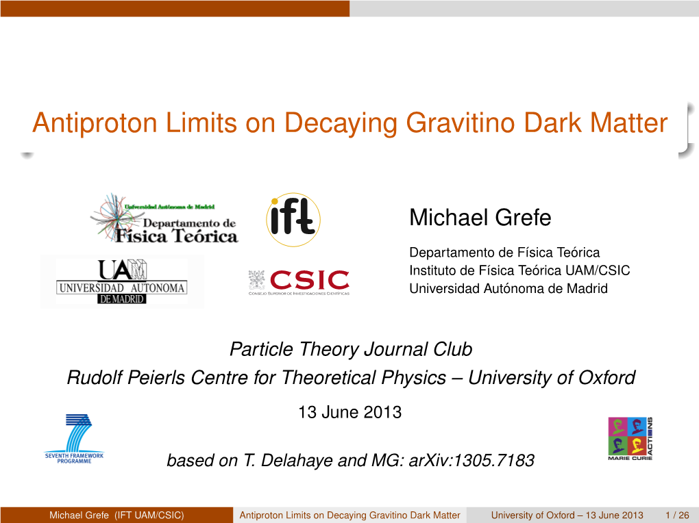 Antiproton Limits on Decaying Gravitino Dark Matter