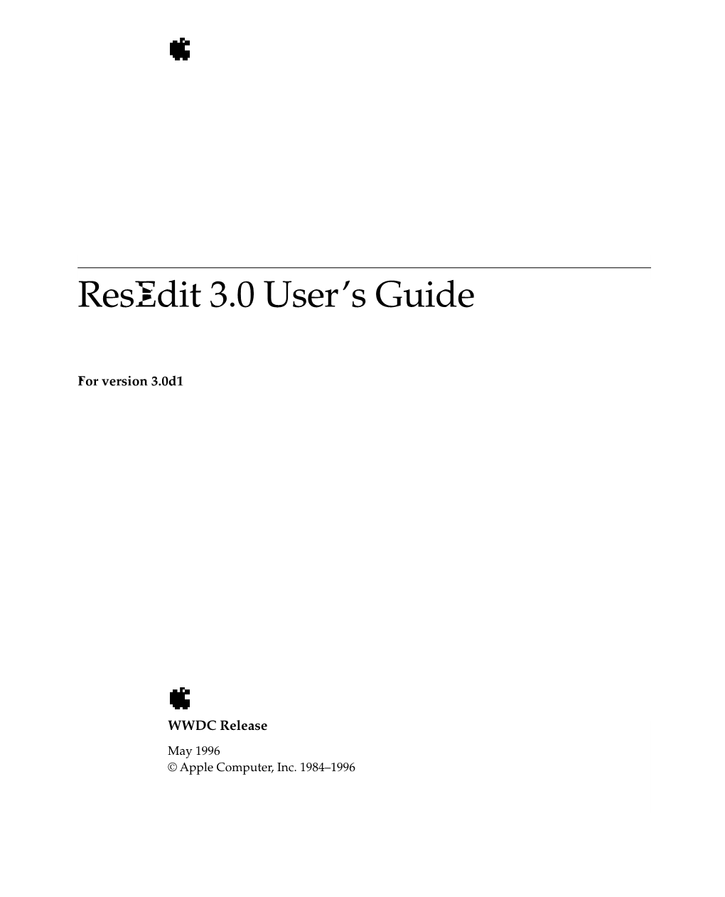 Resedit 3.0 User's Guide