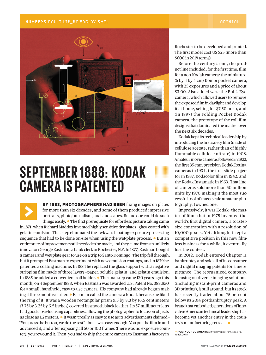 September 1888: Kodak Camera Is Patented