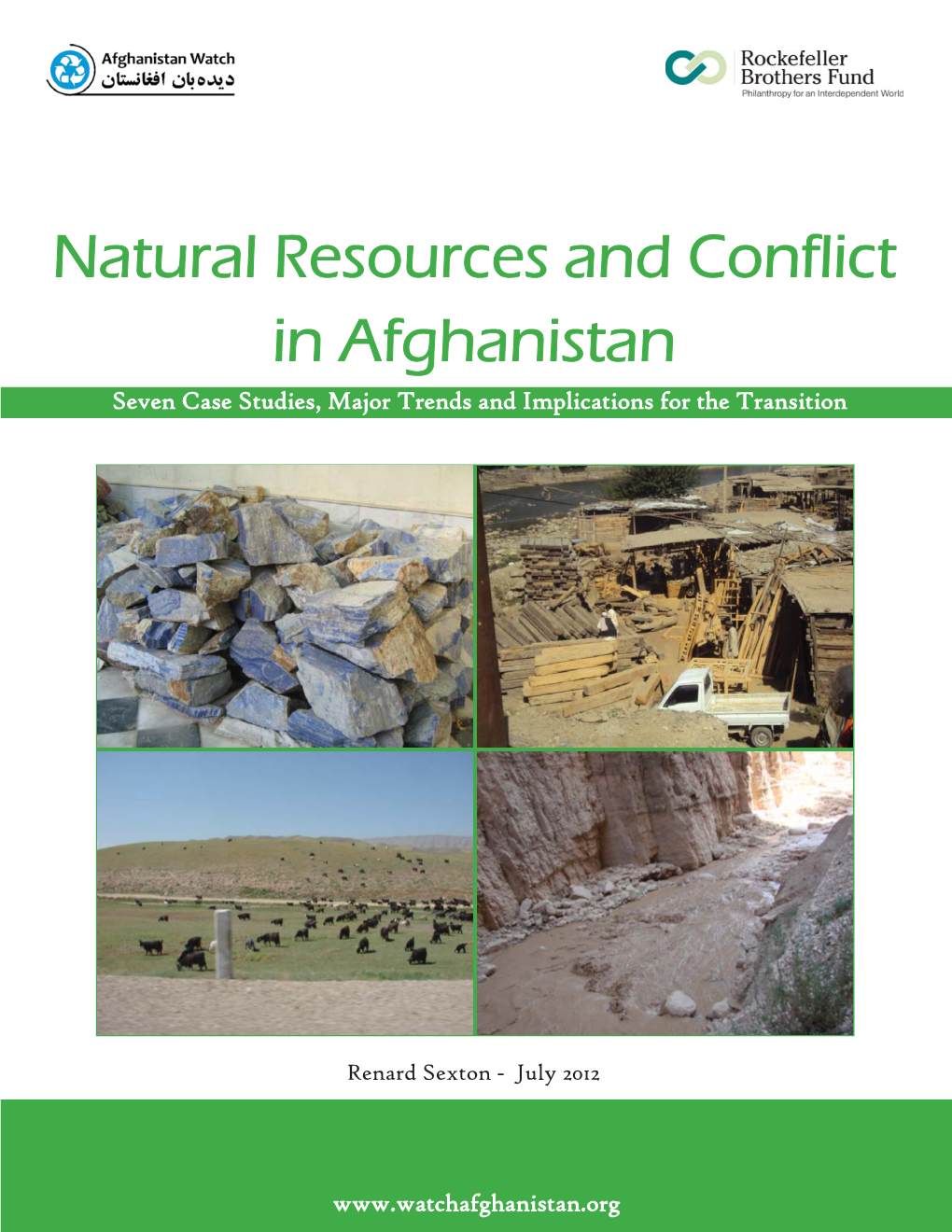 Natural Resources and Conflict in Afghanistan