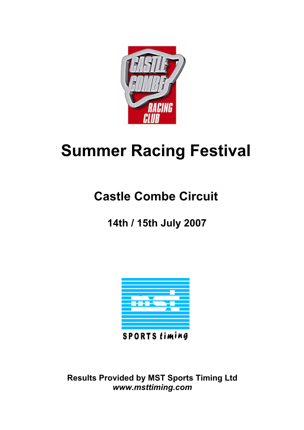 July 15 Castle Combe