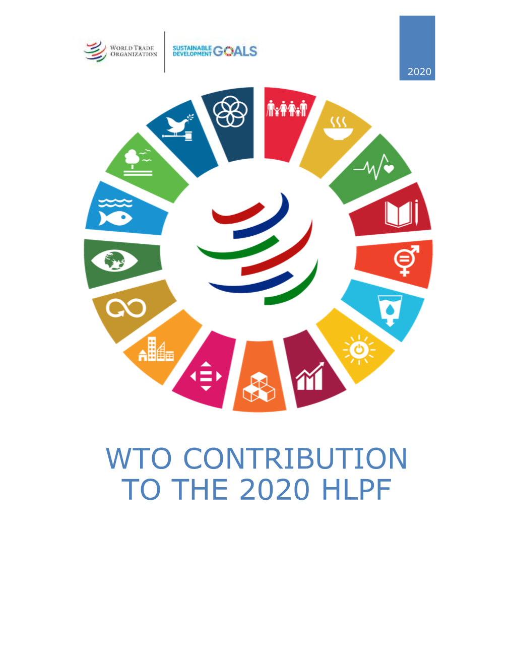 Wto Contribution to the 2020 Hlpf