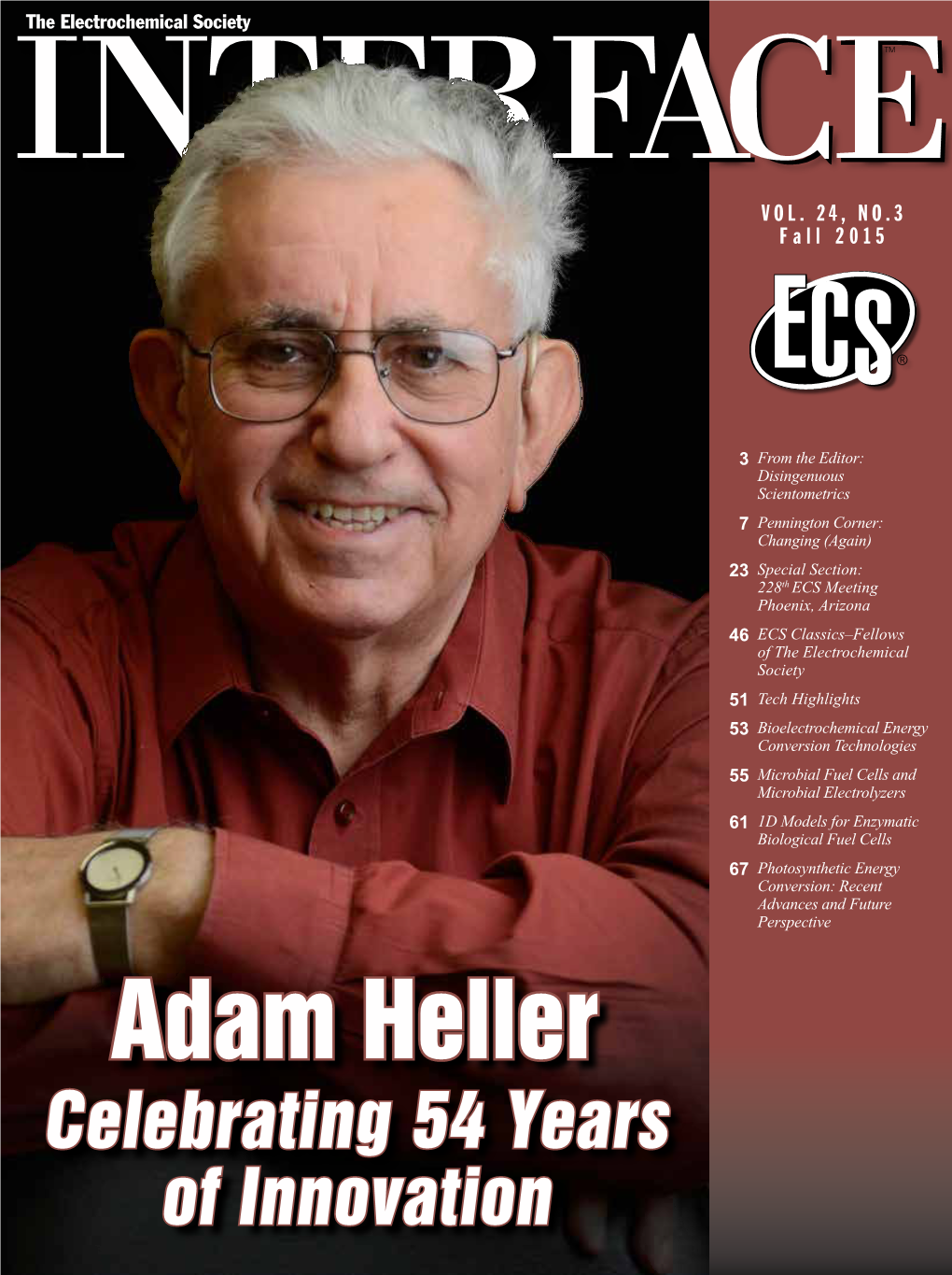 Adam Heller Celebrating 54 Years of Innovation ZAHNER PCS / QE / IPCE Workstation