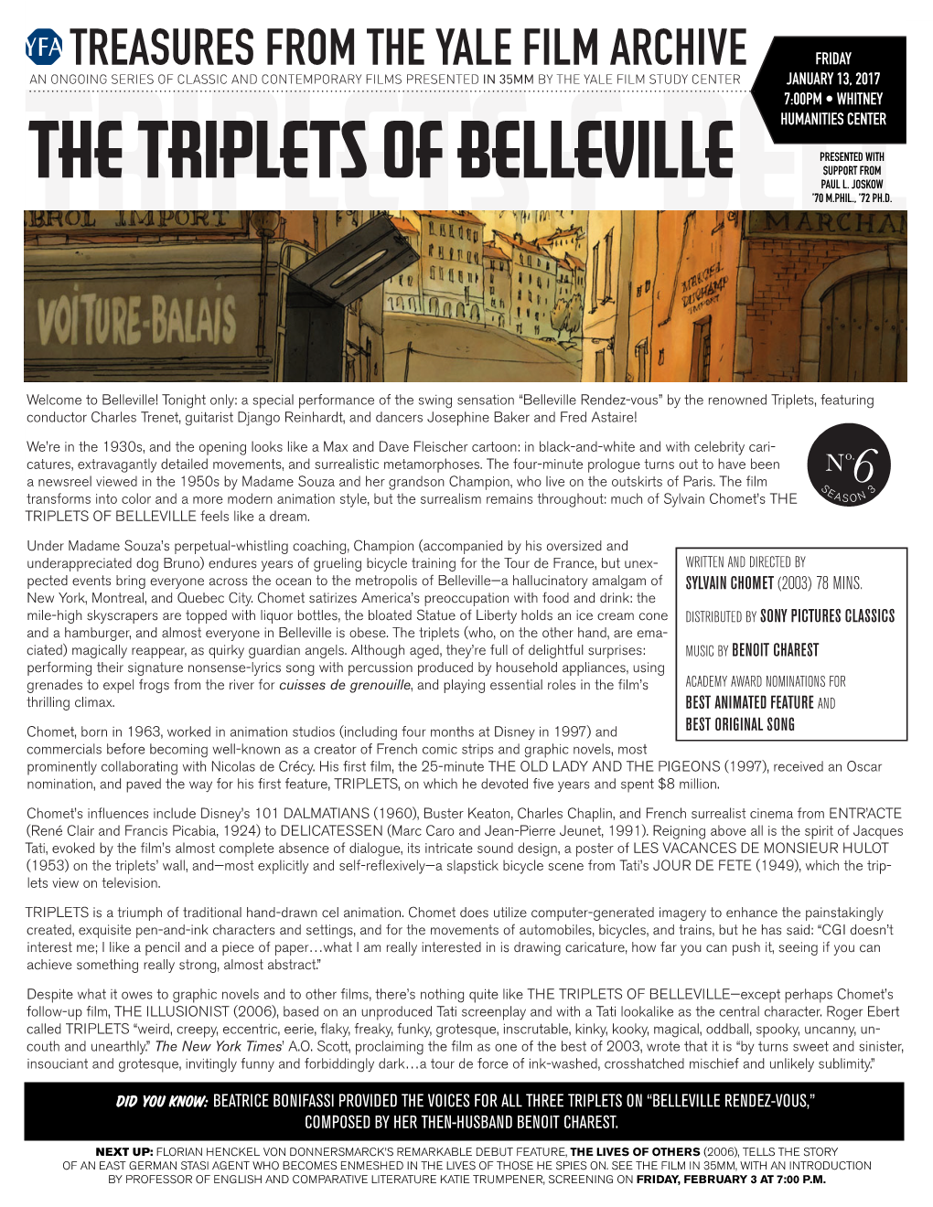 The Triplets of Belleville Paul L