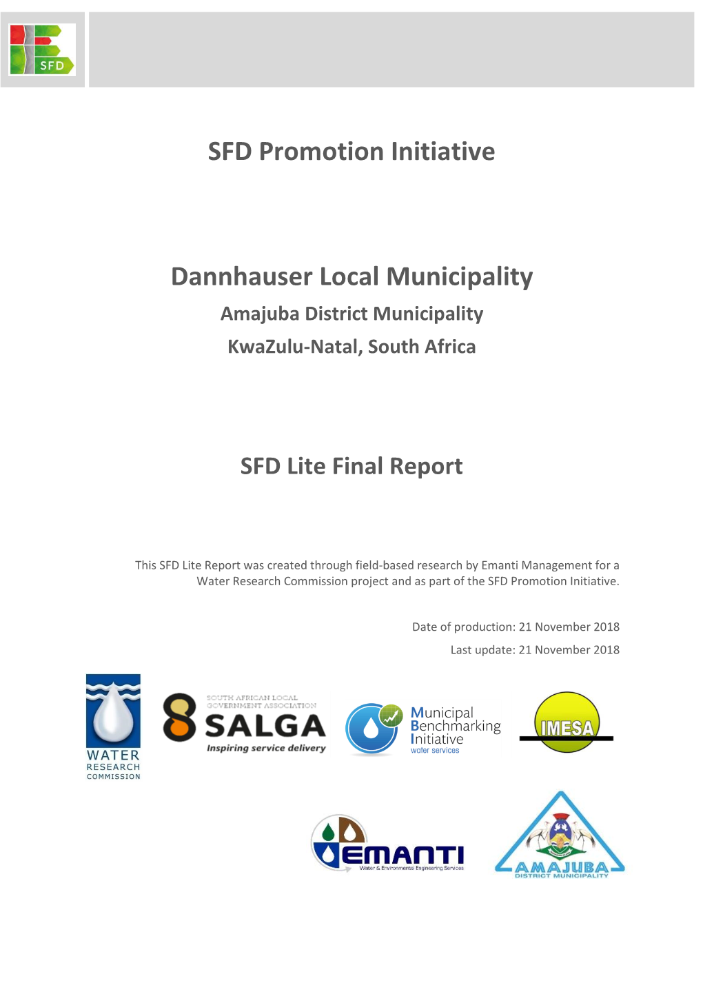SFD Promotion Initiative Dannhauser Local Municipality