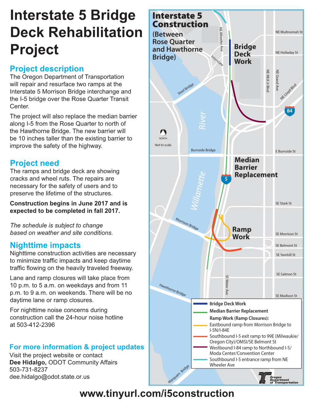 Interstate 5 Bridge Deck Rehabilitation Project