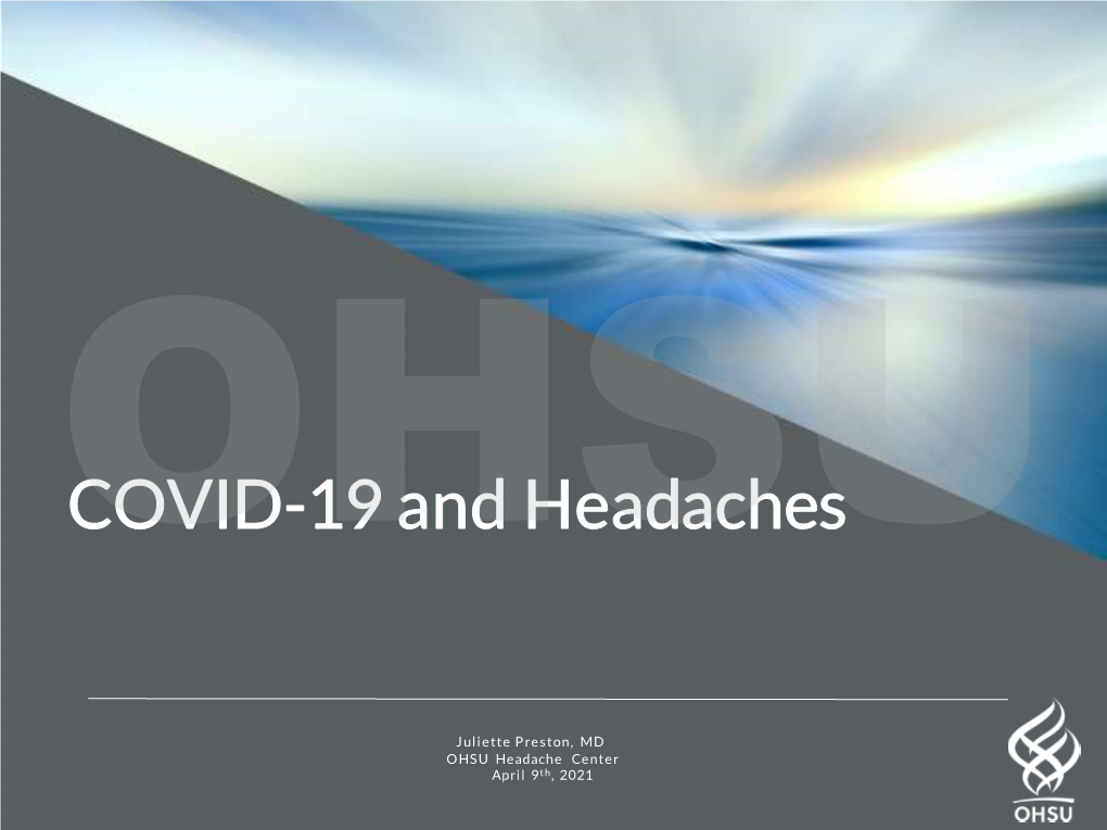 COVID-19 and Headaches