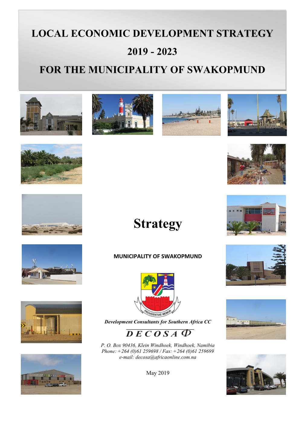 Strategy 2019 - 2023 for the Municipality of Swakopmund