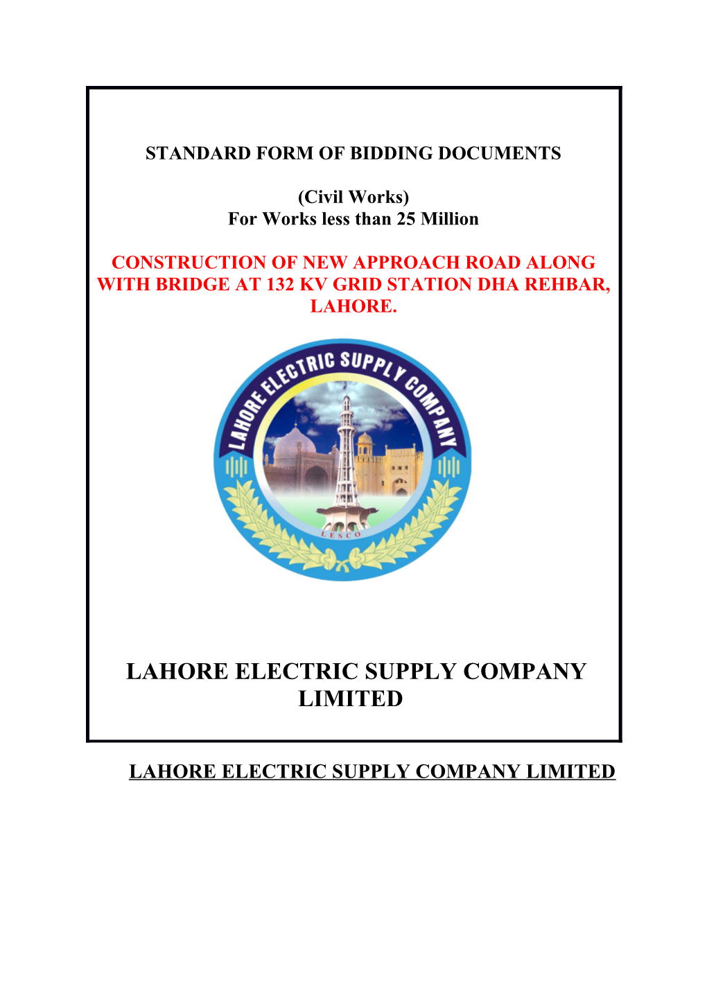 Standard Form of Bidding Documents s3