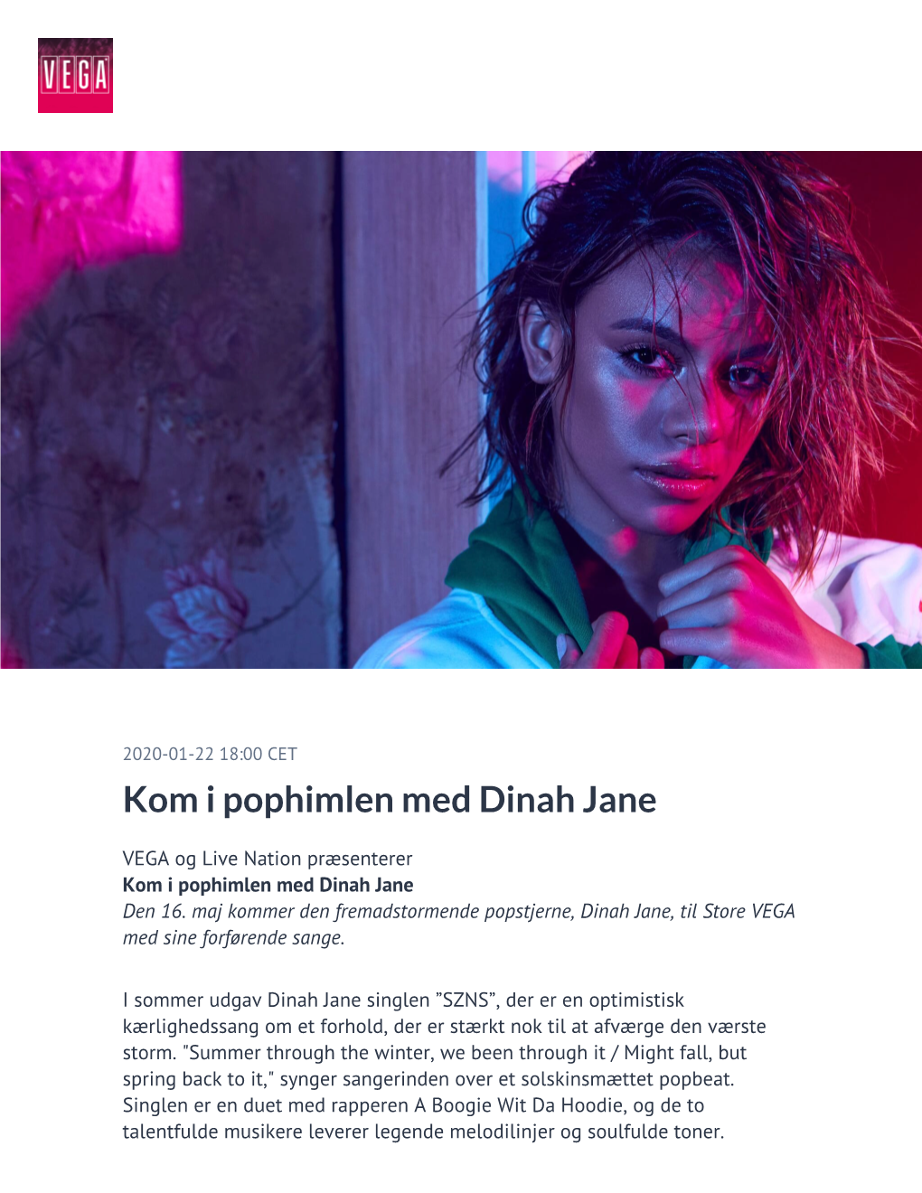 Kom I Pophimlen Med Dinah Jane