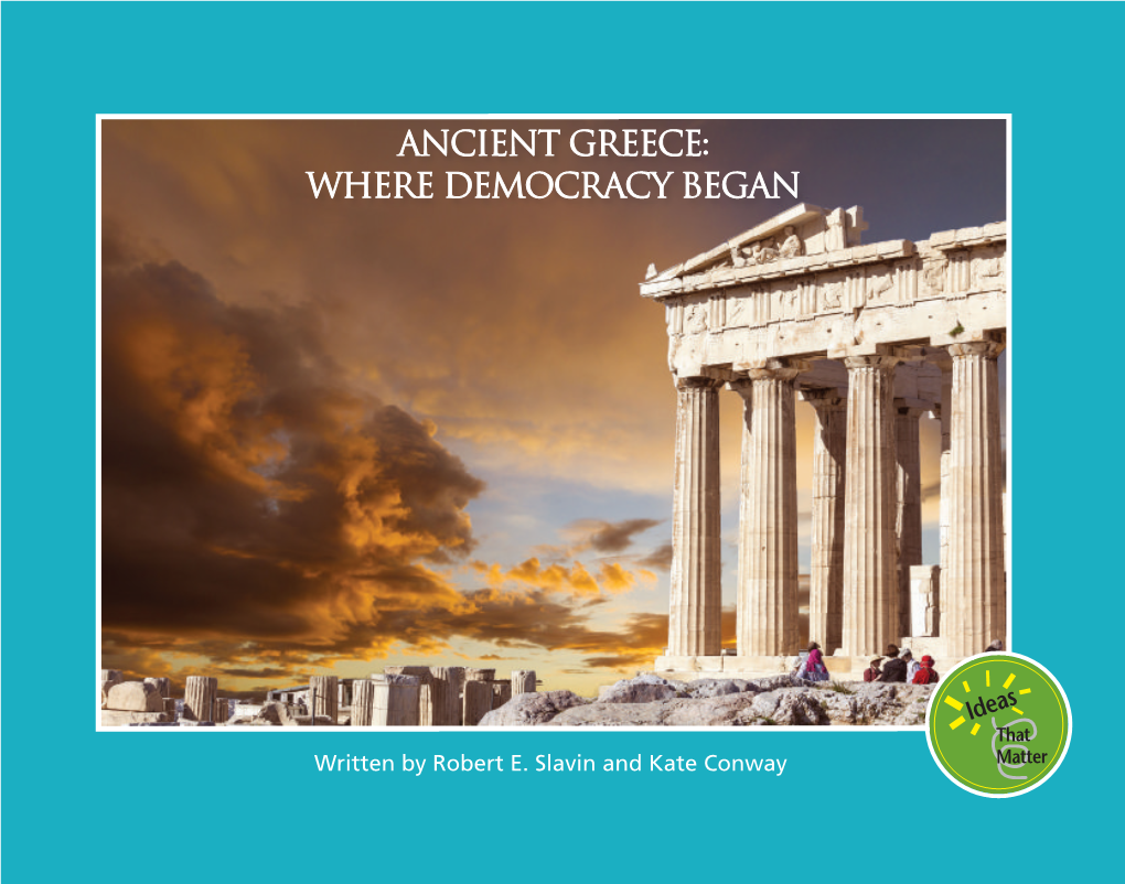 Ancient Greece: Where Democracy Began