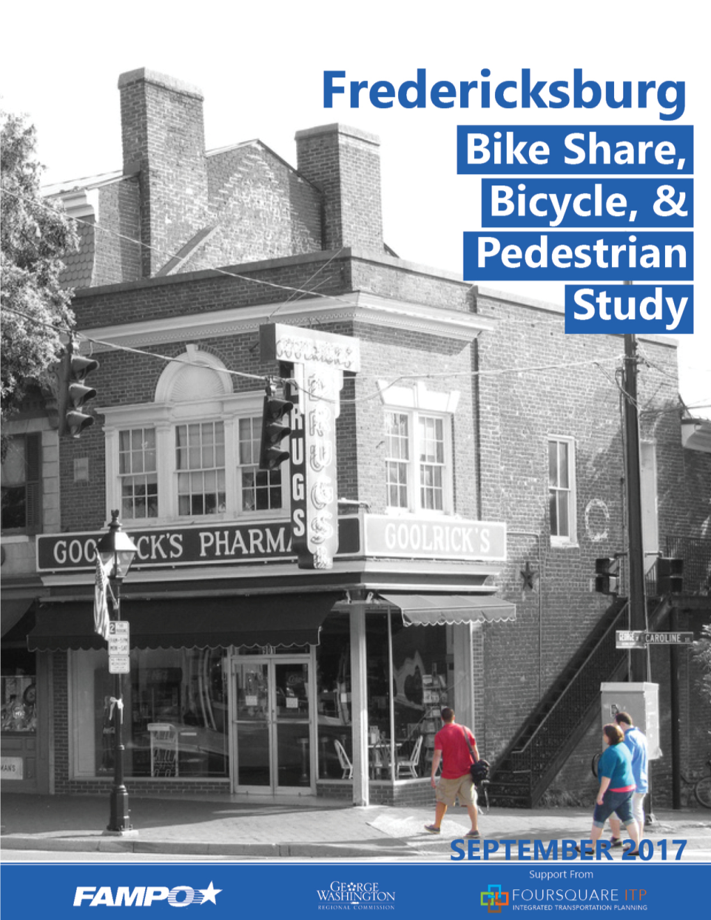 2017 FAMPO Study, Fredericksburg Bike Share, Bicycle, & Pedestrian
