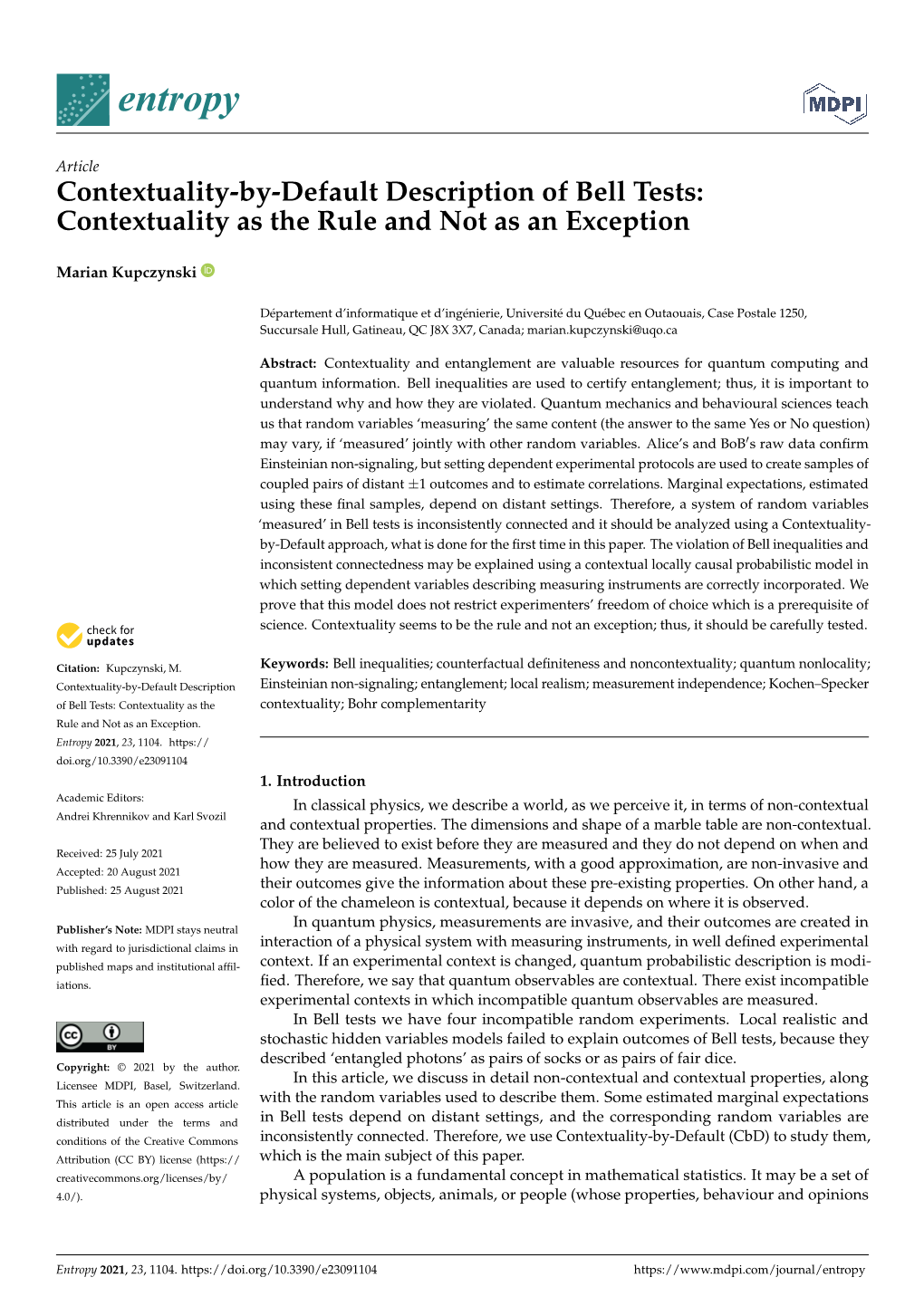 Contextuality-By-Default Description of Bell Tests: Contextuality As the Rule and Not As an Exception