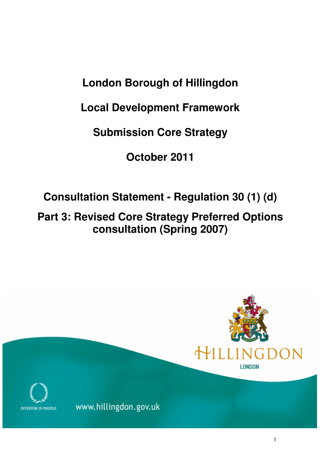 London Borough of Hillingdon Local Development