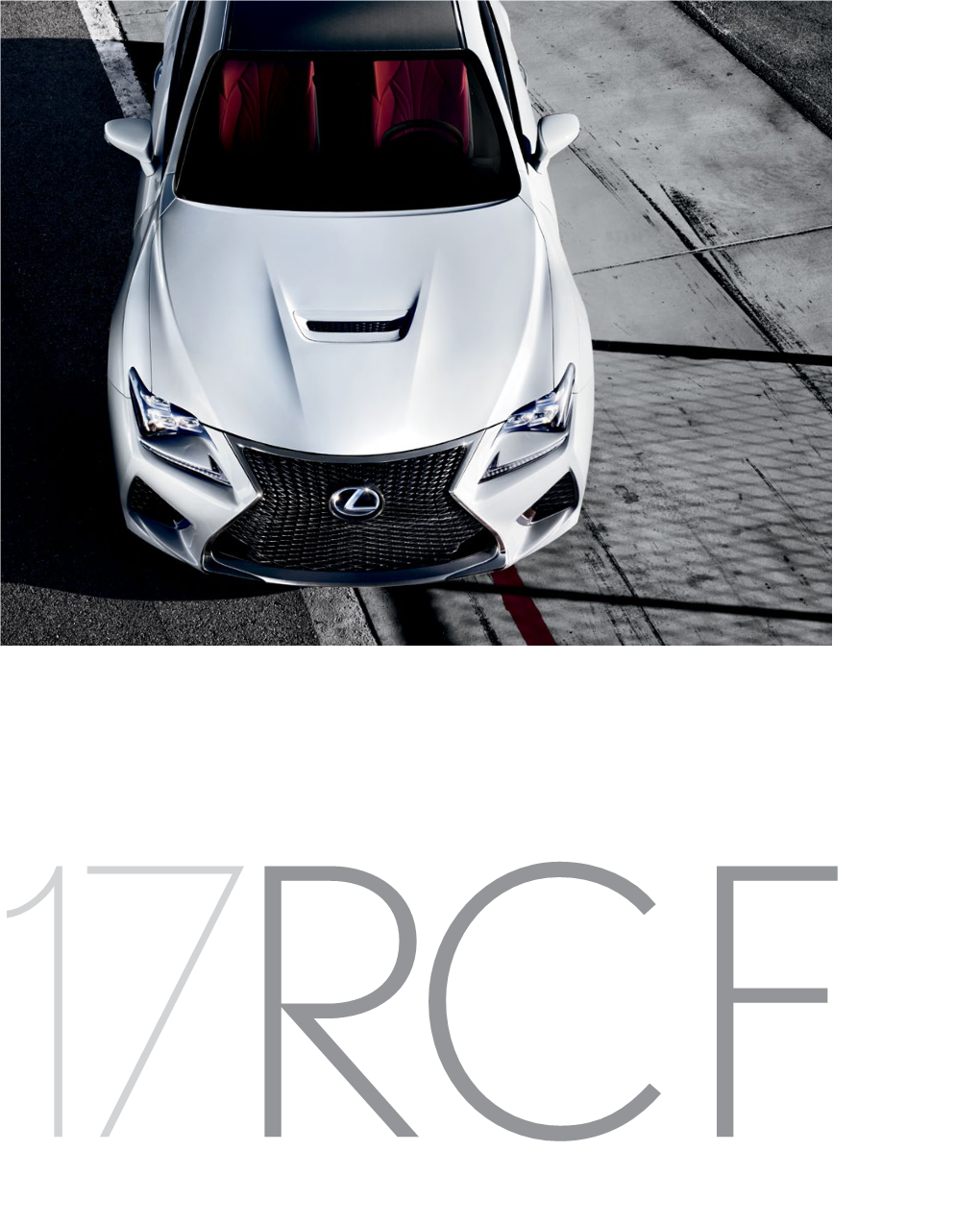 2017 Lexus RCF Brochure
