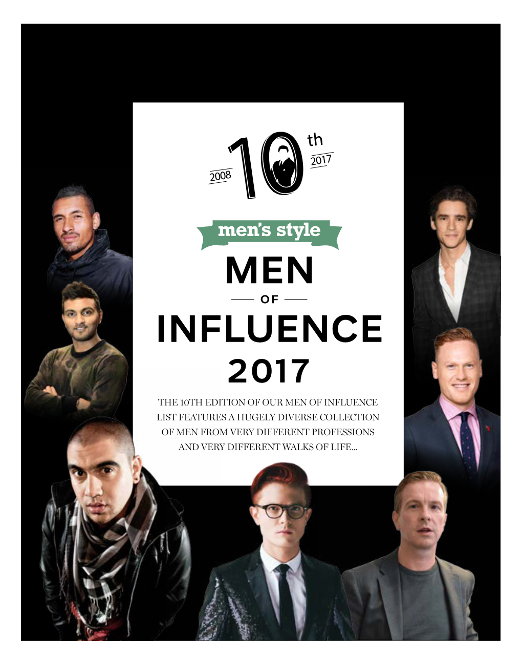 Men's Style Men of Influence 2017