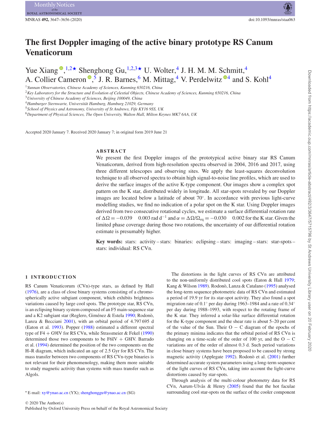 The First Doppler Imaging of the Active Binary Prototype RS Canum